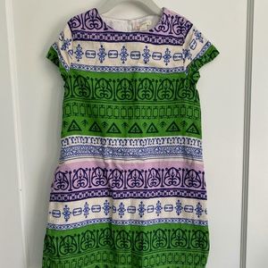J Crew Crewcuts Linen Printed Dress